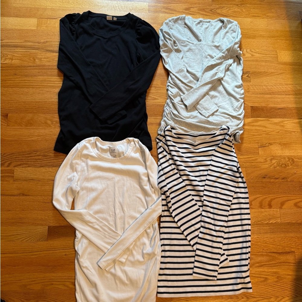 Maternity Long Sleeve Tops (4) - GAP and Abercrombie